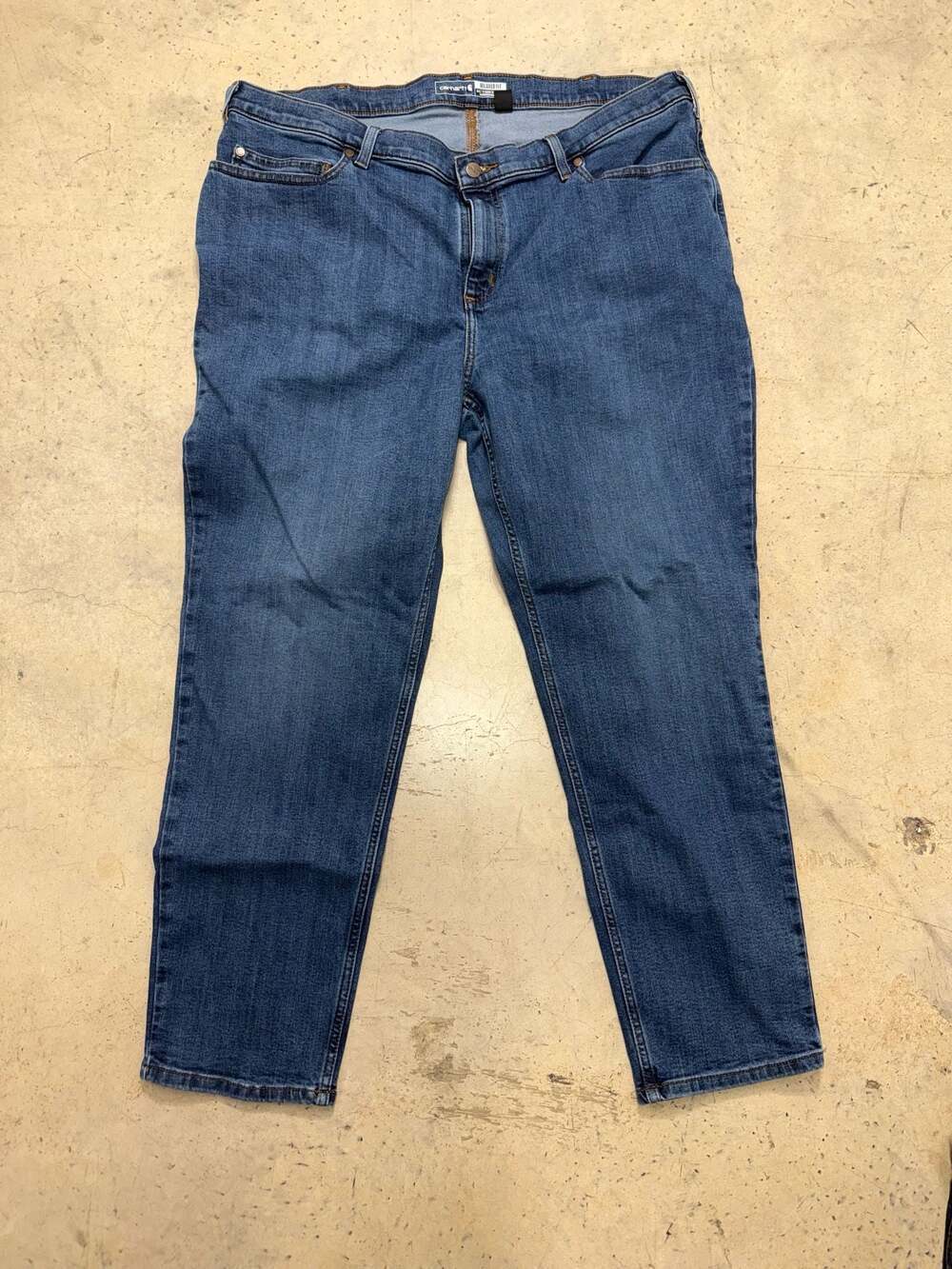 Carhartt Women's Size 18W Regular Relaxed Fit Rugged Flex Denim Jeans